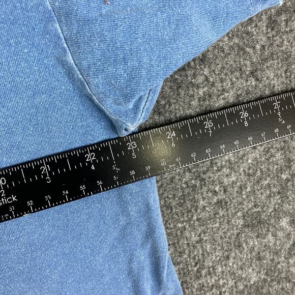 Zynco T-Shirt Mens Size 2XL Blue Texas Graphic Tee Short Sleeve Western Font - Picture 6 of 10